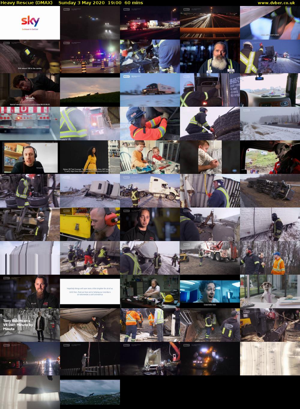 Heavy Rescue (DMAX) Sunday 3 May 2020 19:00 - 20:00