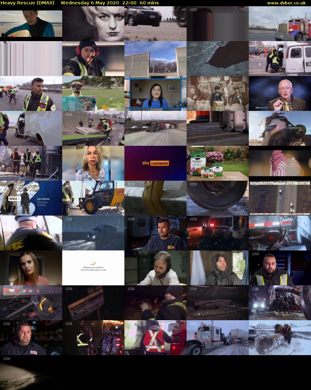 Heavy Rescue (DMAX) Wednesday 6 May 2020 22:00 - 23:00