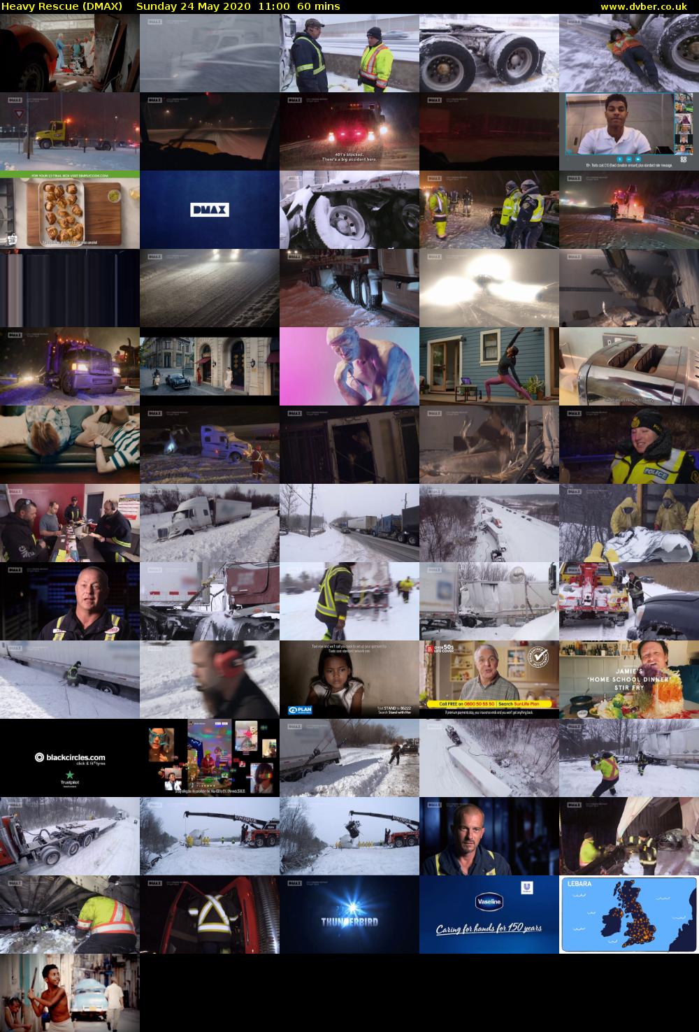Heavy Rescue (DMAX) Sunday 24 May 2020 11:00 - 12:00