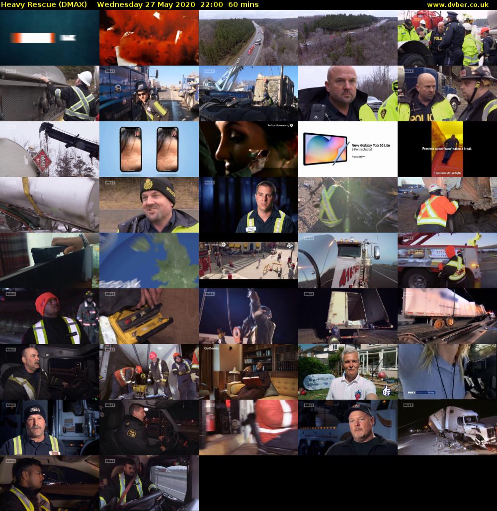 Heavy Rescue (DMAX) Wednesday 27 May 2020 22:00 - 23:00