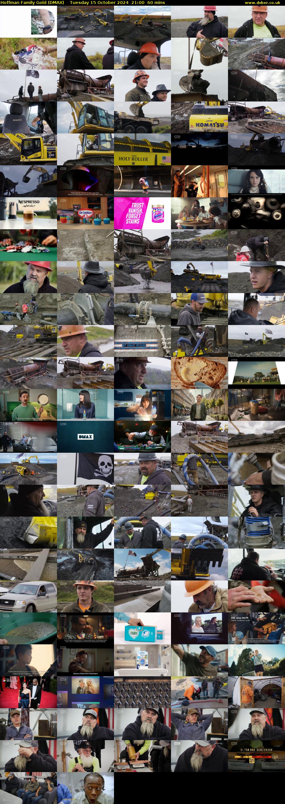 Hoffman Family Gold (DMAX) Tuesday 15 October 2024 21:00 - 22:00