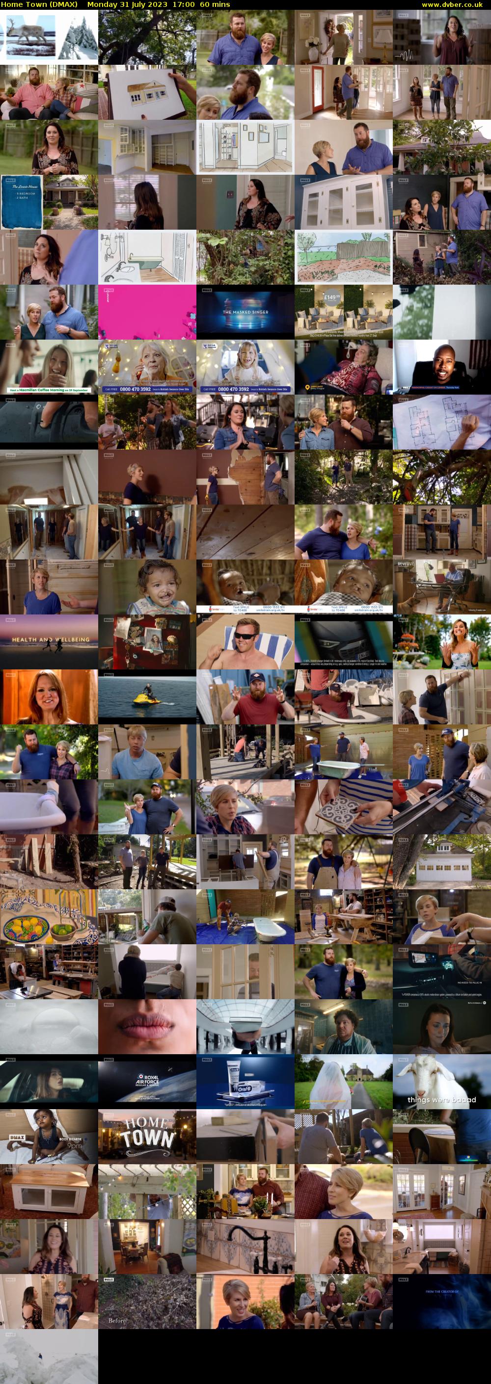 Home Town (DMAX) Monday 31 July 2023 17:00 - 18:00