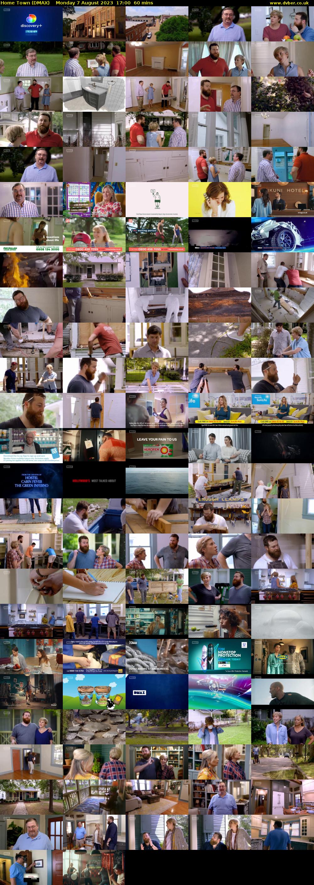 Home Town (DMAX) Monday 7 August 2023 17:00 - 18:00