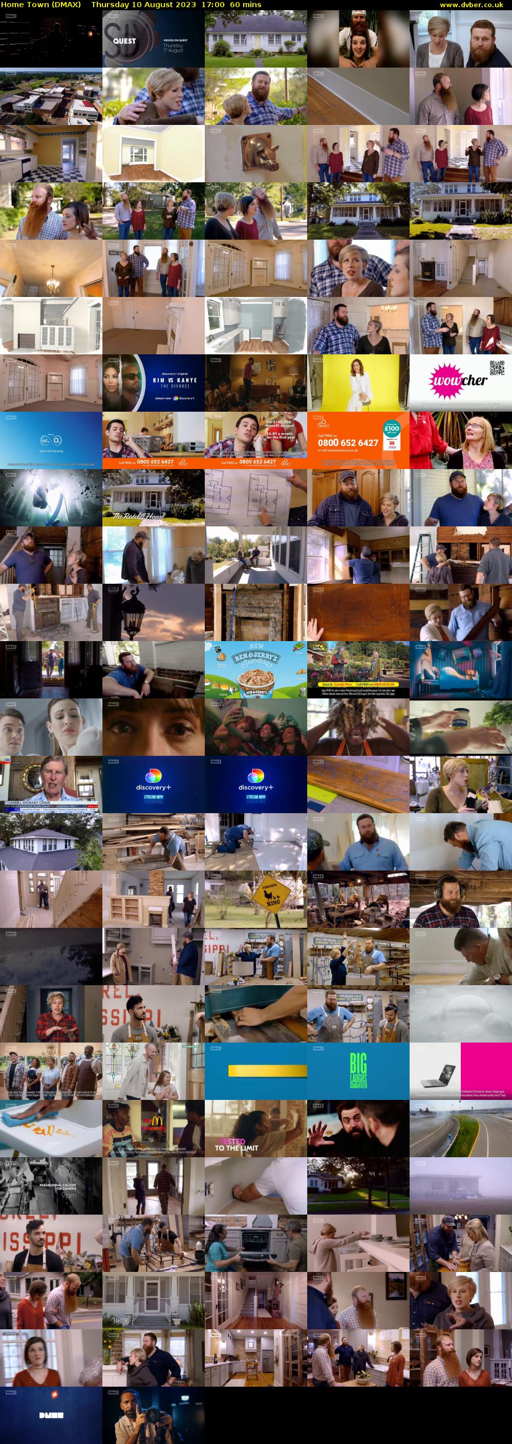 Home Town (DMAX) Thursday 10 August 2023 17:00 - 18:00