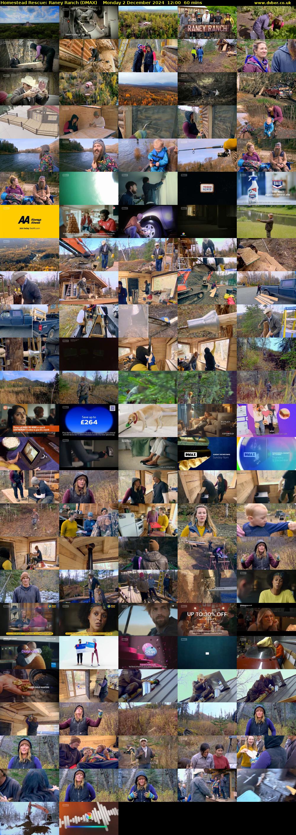 Homestead Rescue: Raney Ranch (DMAX) Monday 2 December 2024 12:00 - 13:00