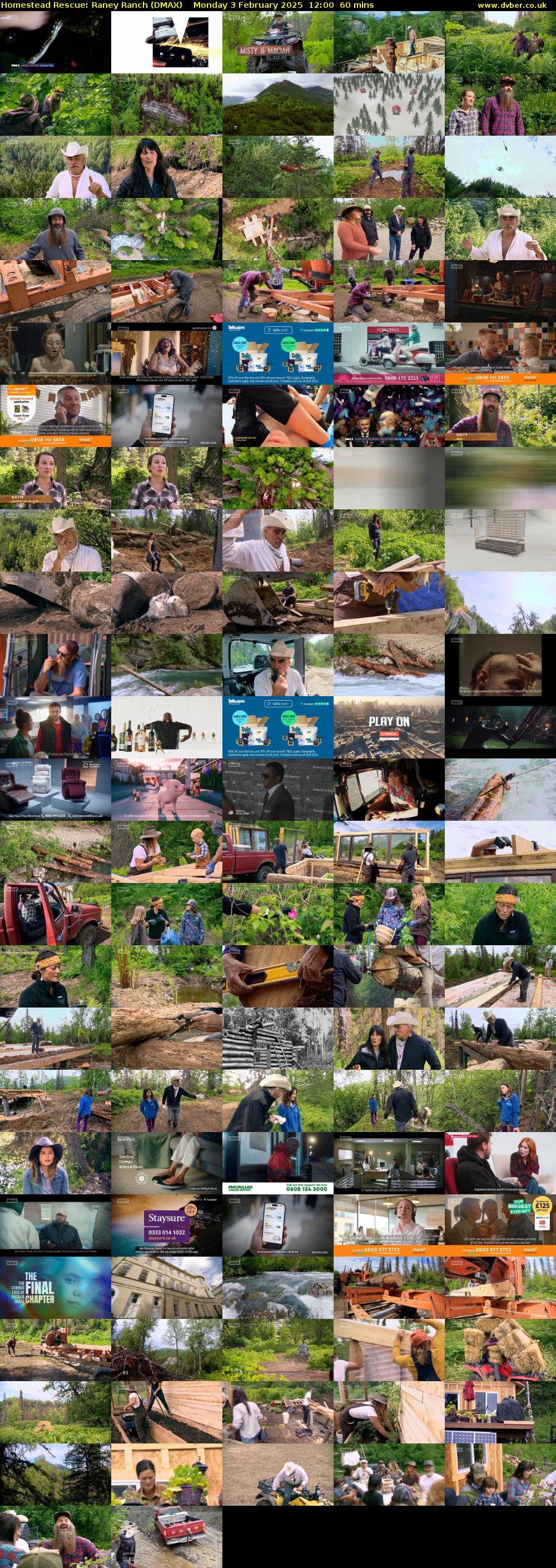 Homestead Rescue: Raney Ranch (DMAX) Monday 3 February 2025 12:00 - 13:00