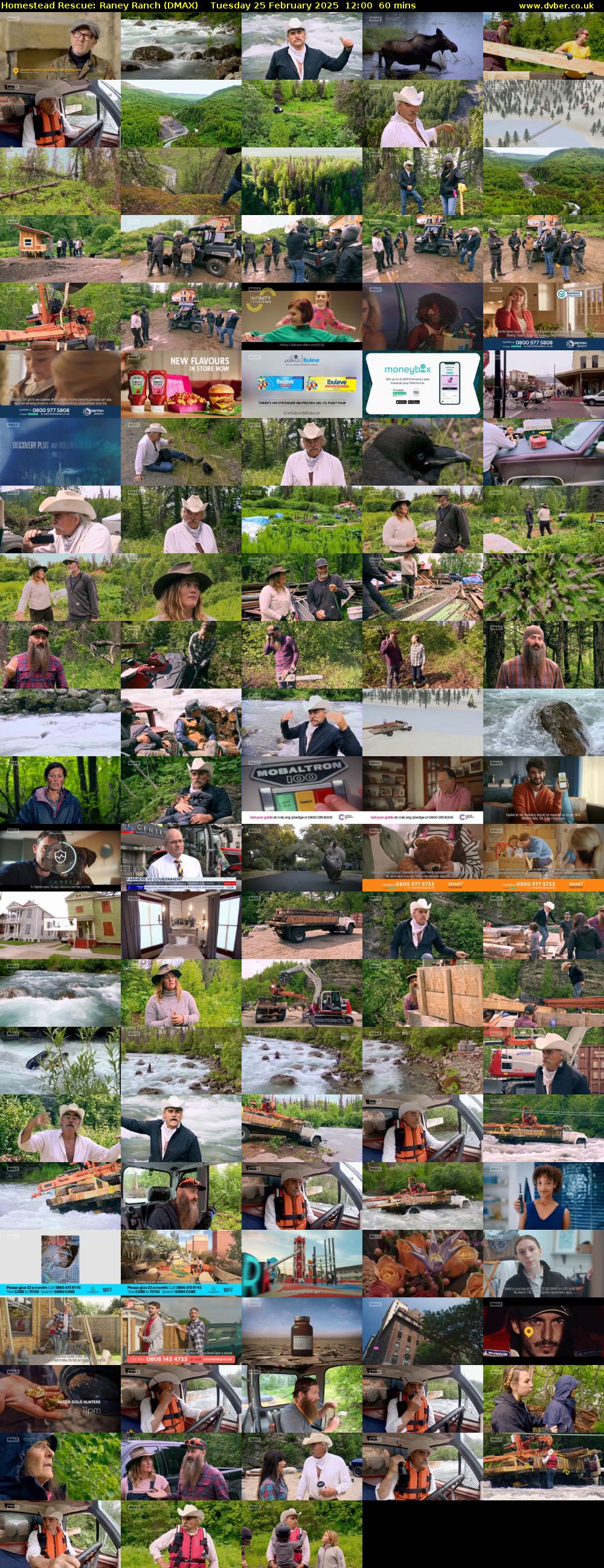 Homestead Rescue: Raney Ranch (DMAX) Tuesday 25 February 2025 12:00 - 13:00