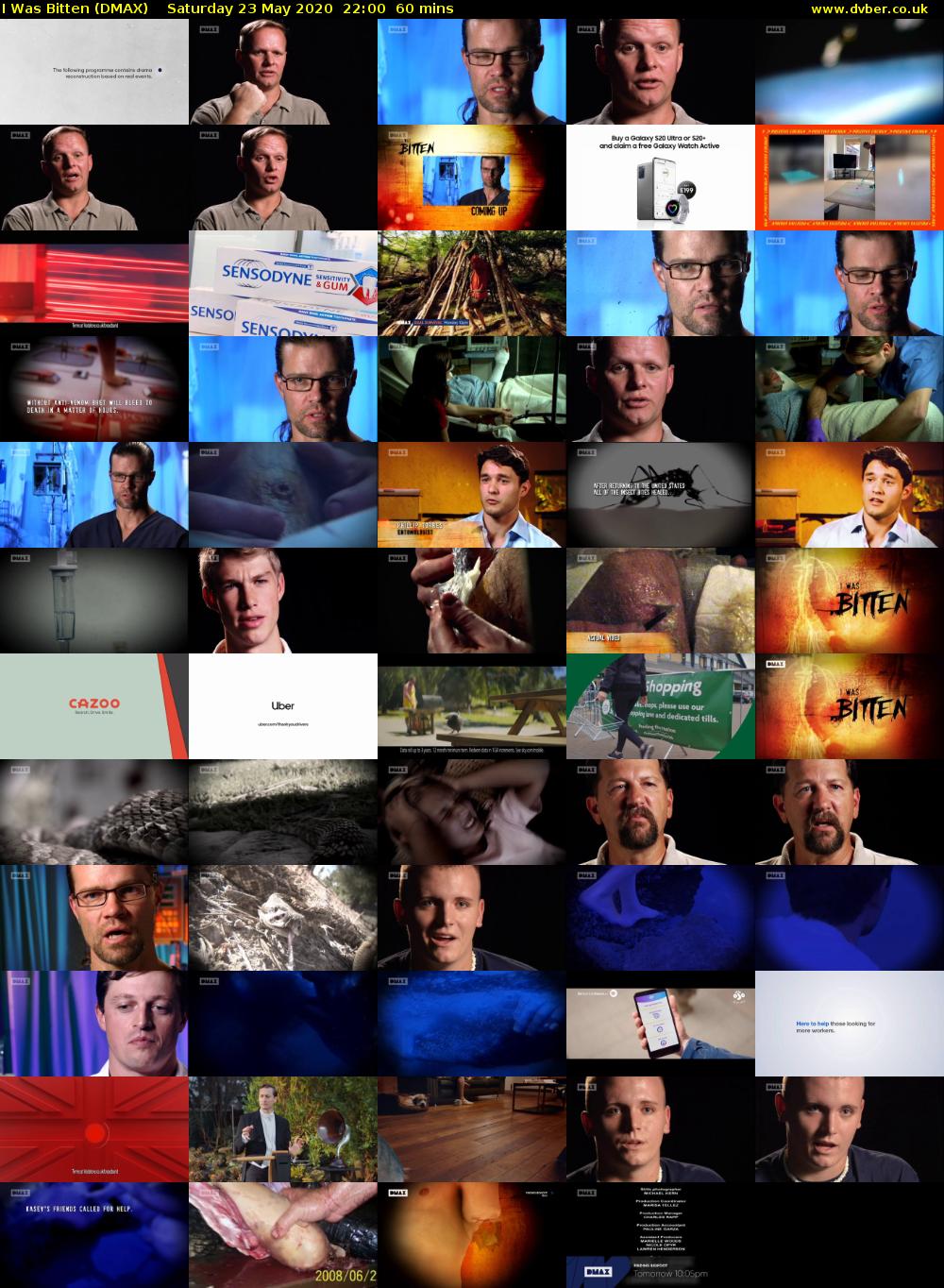 I Was Bitten (DMAX) Saturday 23 May 2020 22:00 - 23:00