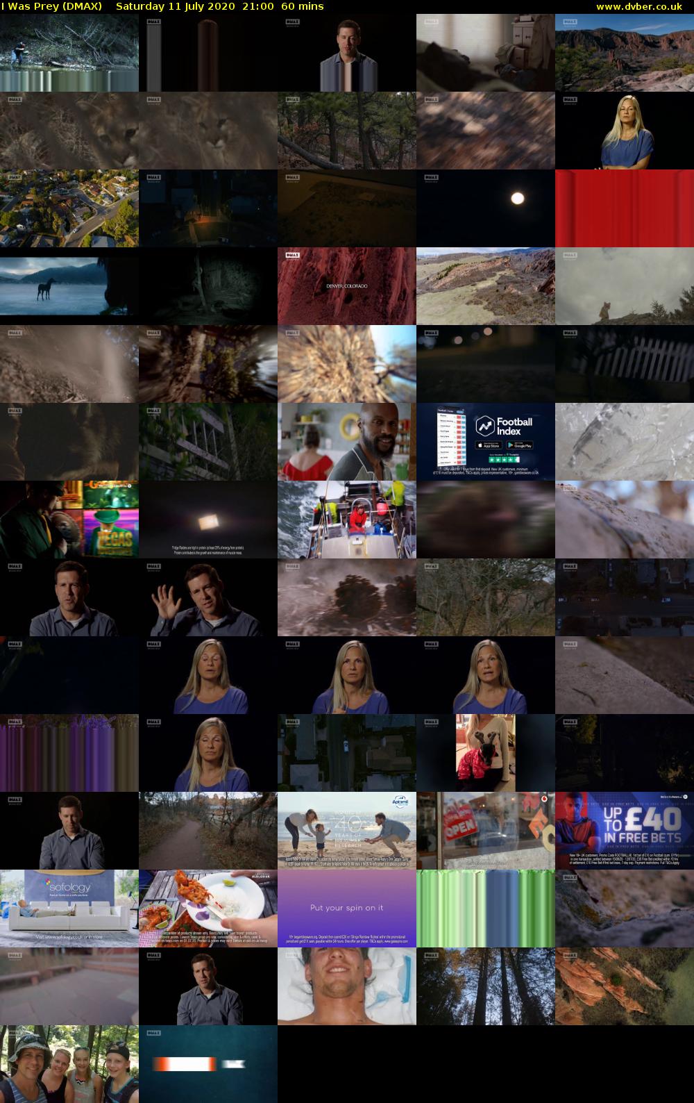 I Was Prey (DMAX) Saturday 11 July 2020 21:00 - 22:00