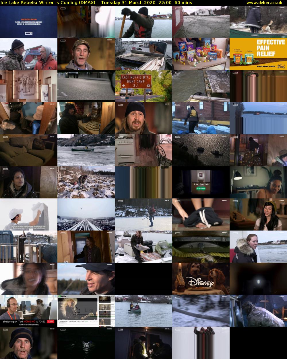 Ice Lake Rebels: Winter is Coming (DMAX) Tuesday 31 March 2020 22:00 - 23:00