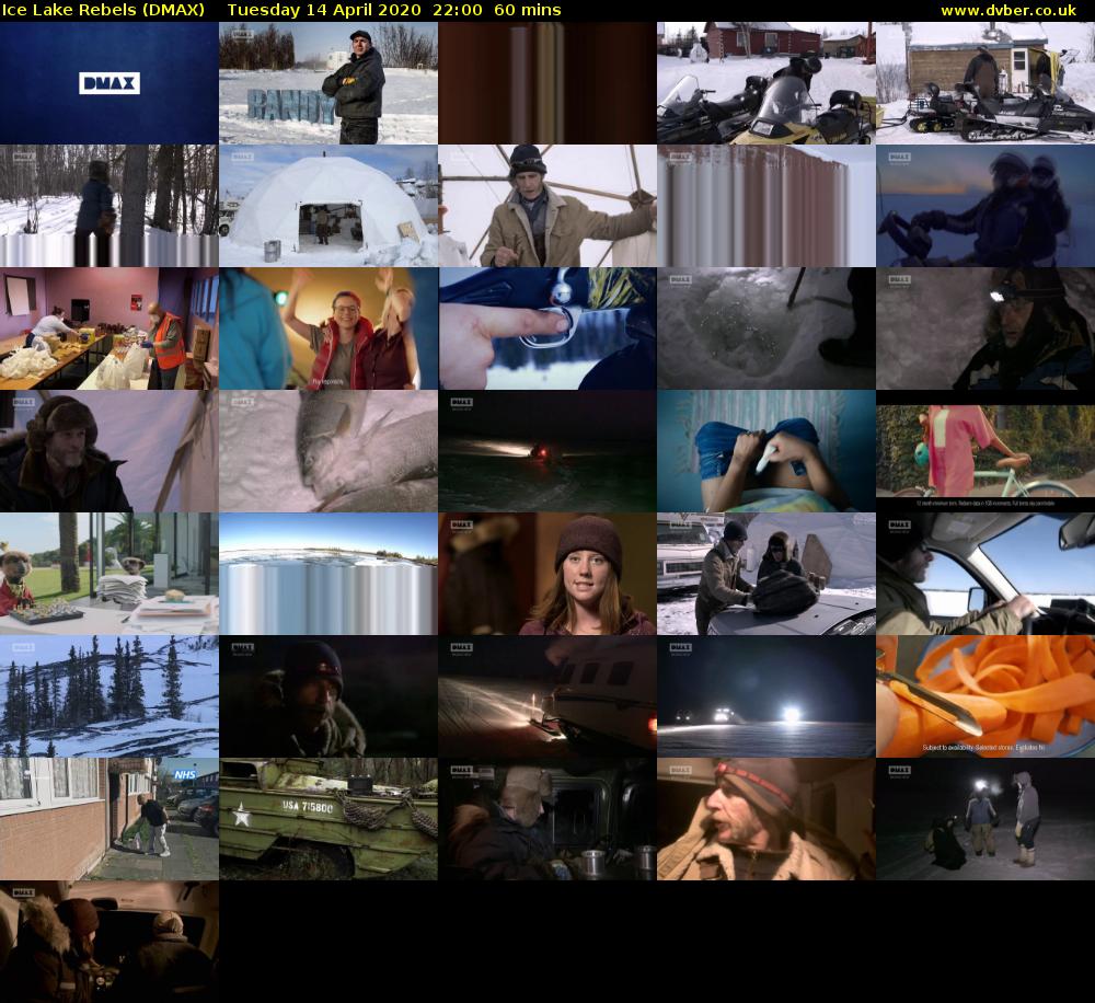 Ice Lake Rebels (DMAX) Tuesday 14 April 2020 22:00 - 23:00