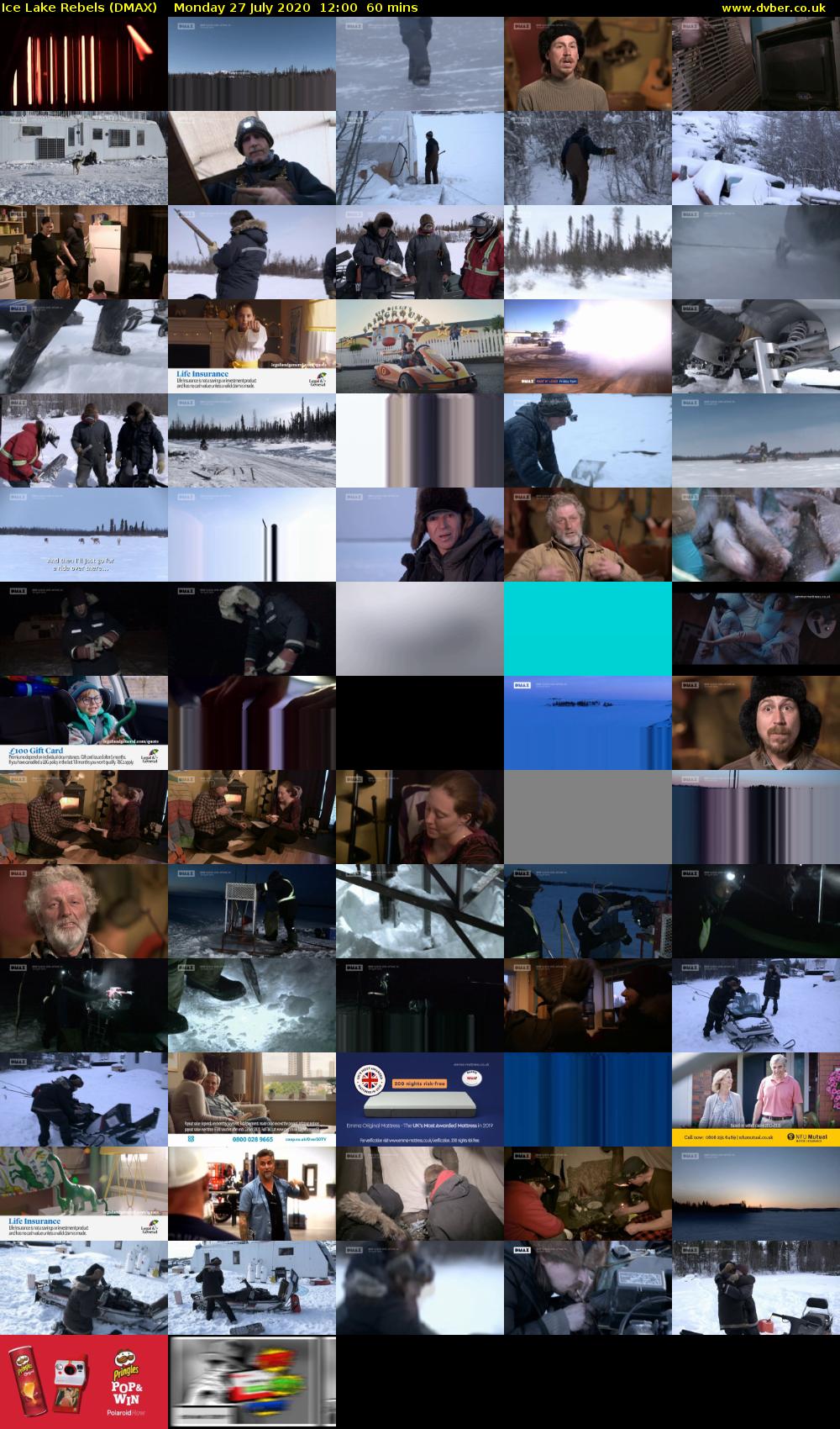 Ice Lake Rebels (DMAX) Monday 27 July 2020 12:00 - 13:00