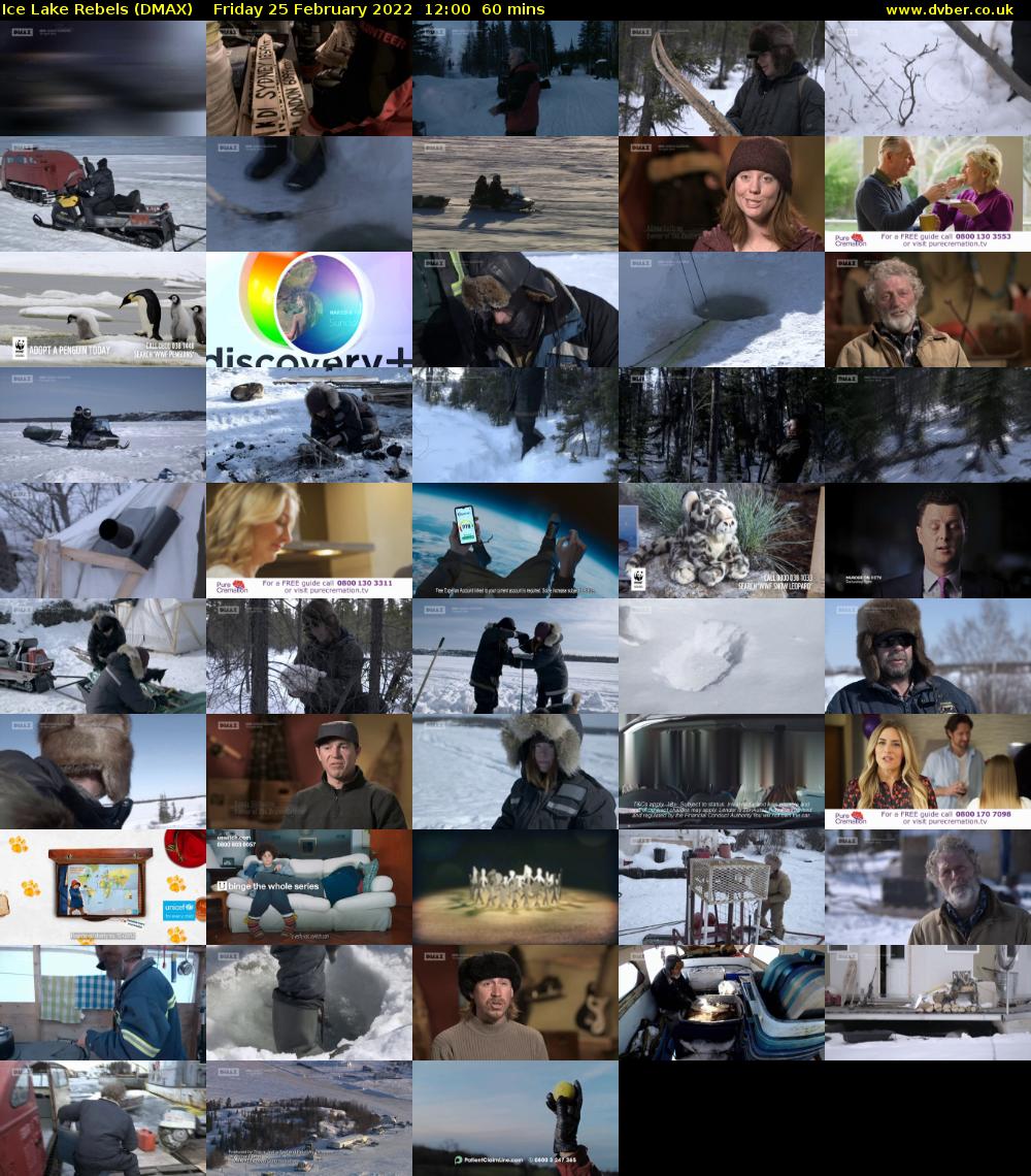 Ice Lake Rebels (DMAX) Friday 25 February 2022 12:00 - 13:00