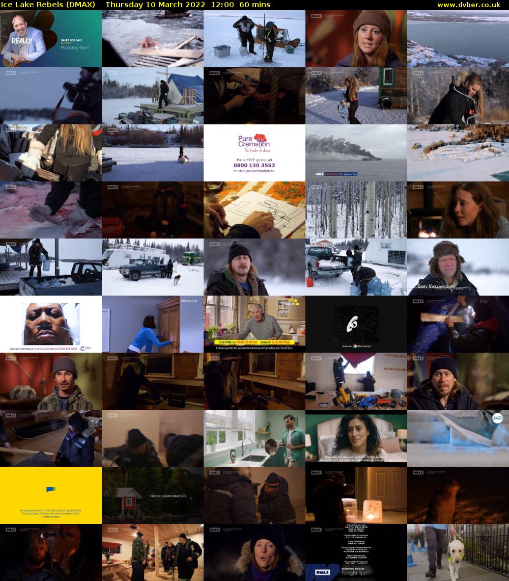 Ice Lake Rebels (DMAX) Thursday 10 March 2022 12:00 - 13:00