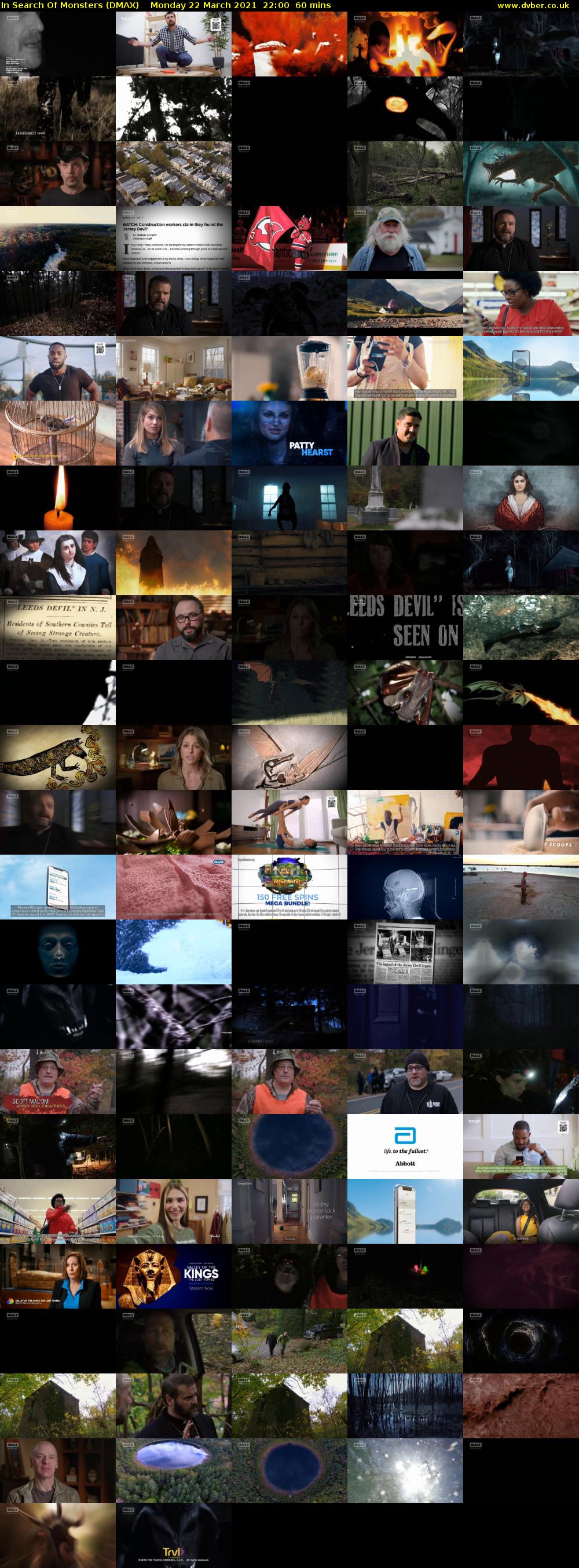 In Search Of Monsters (DMAX) Monday 22 March 2021 22:00 - 23:00