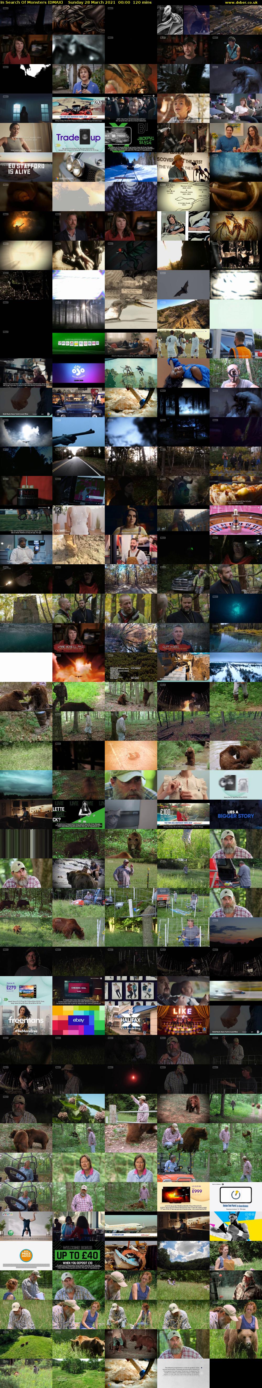 In Search Of Monsters (DMAX) Sunday 28 March 2021 00:00 - 03:00