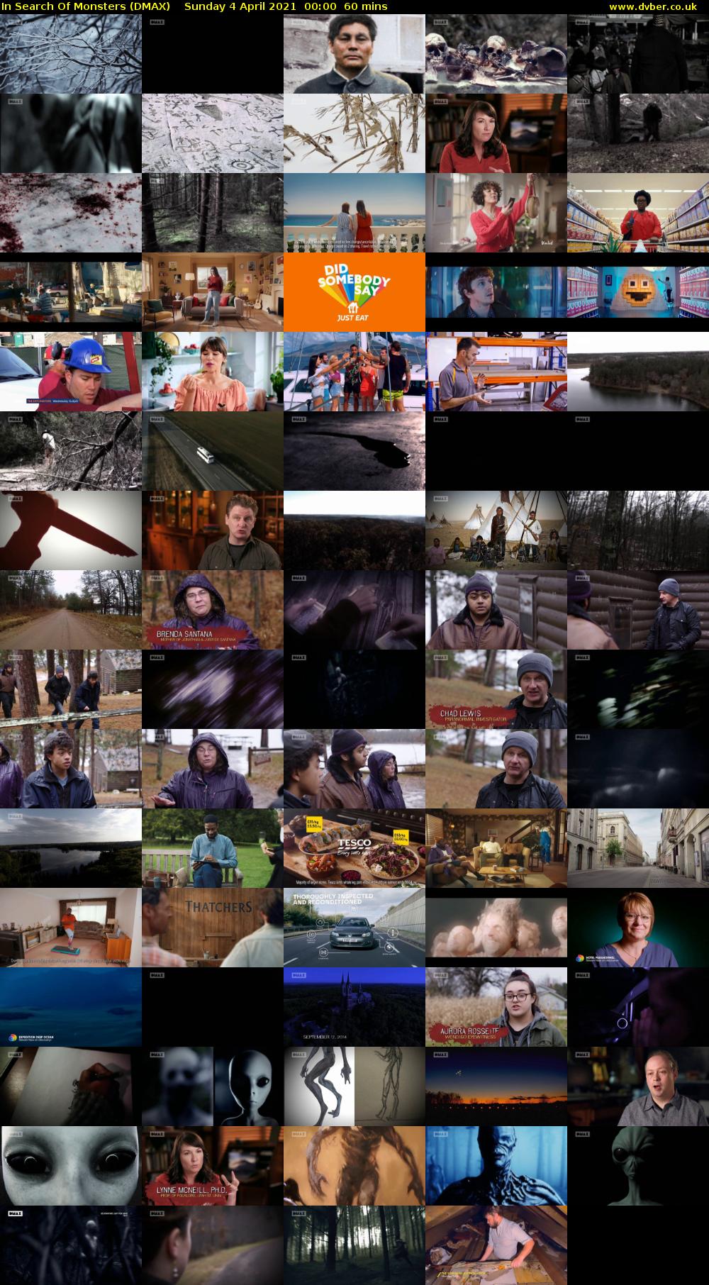 In Search Of Monsters (DMAX) Sunday 4 April 2021 00:00 - 01:00