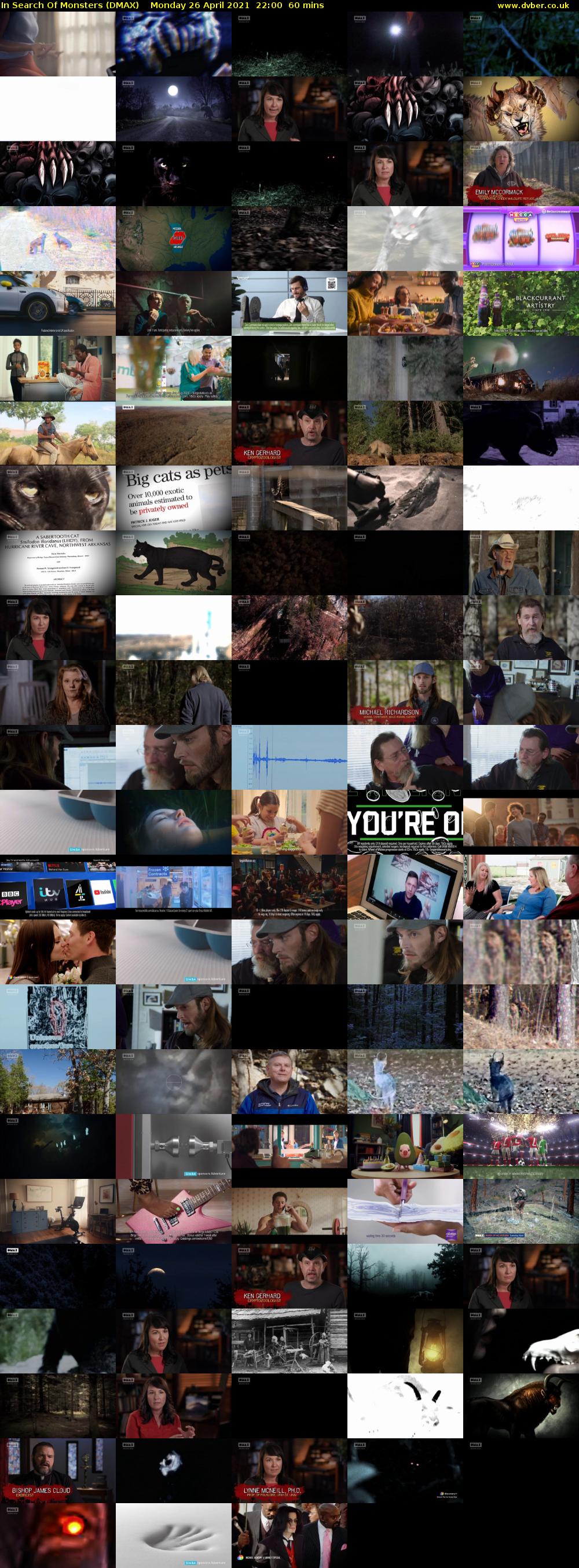 In Search Of Monsters (DMAX) Monday 26 April 2021 22:00 - 23:00