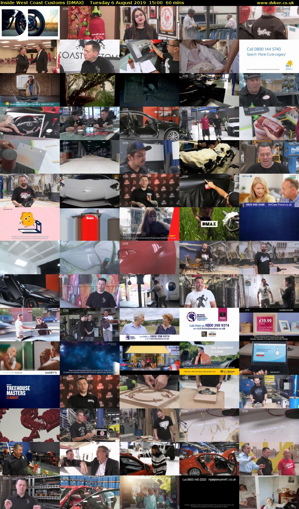 Inside West Coast Customs (DMAX) Tuesday 6 August 2019 15:00 - 16:00