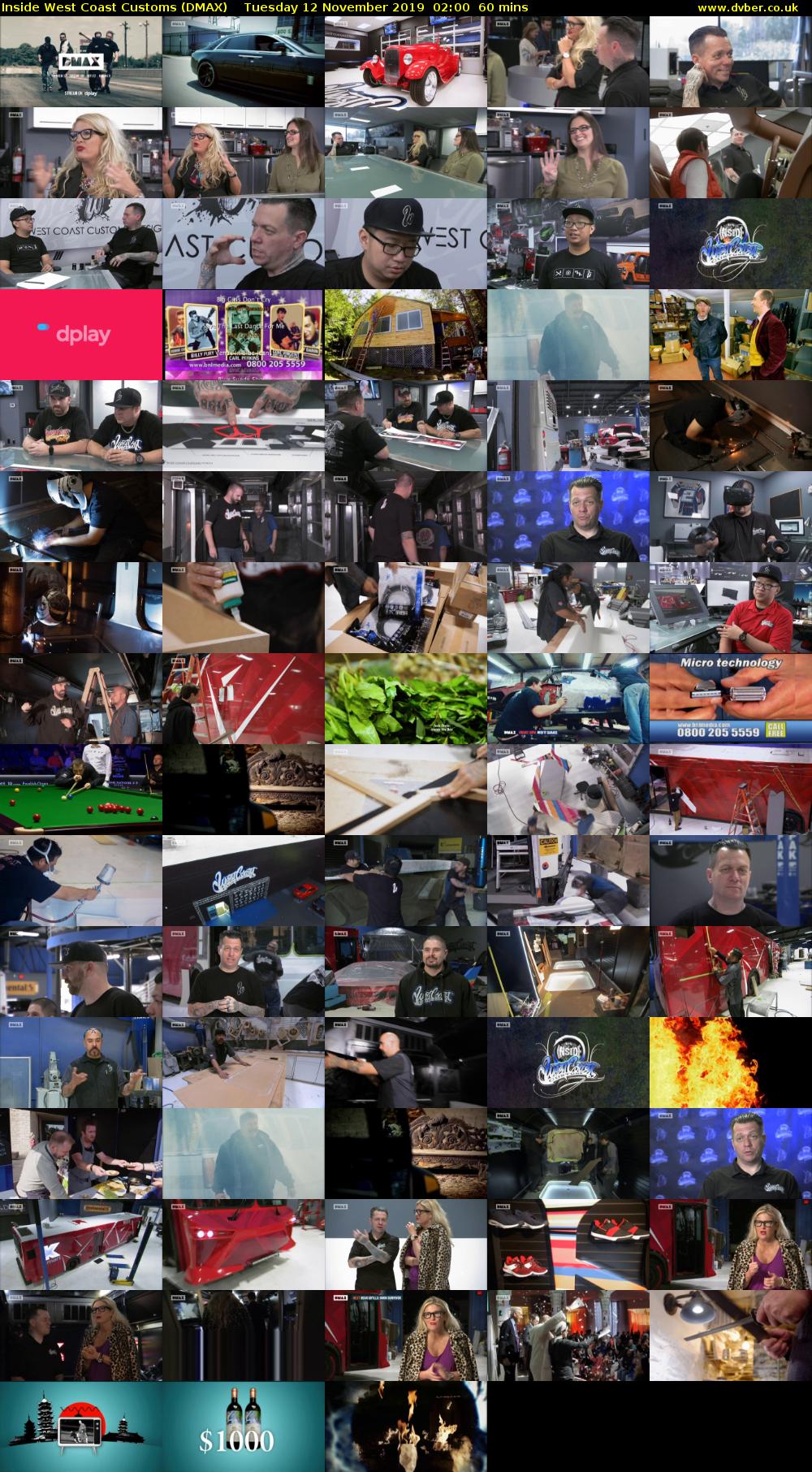 Inside West Coast Customs (DMAX) Tuesday 12 November 2019 02:00 - 03:00