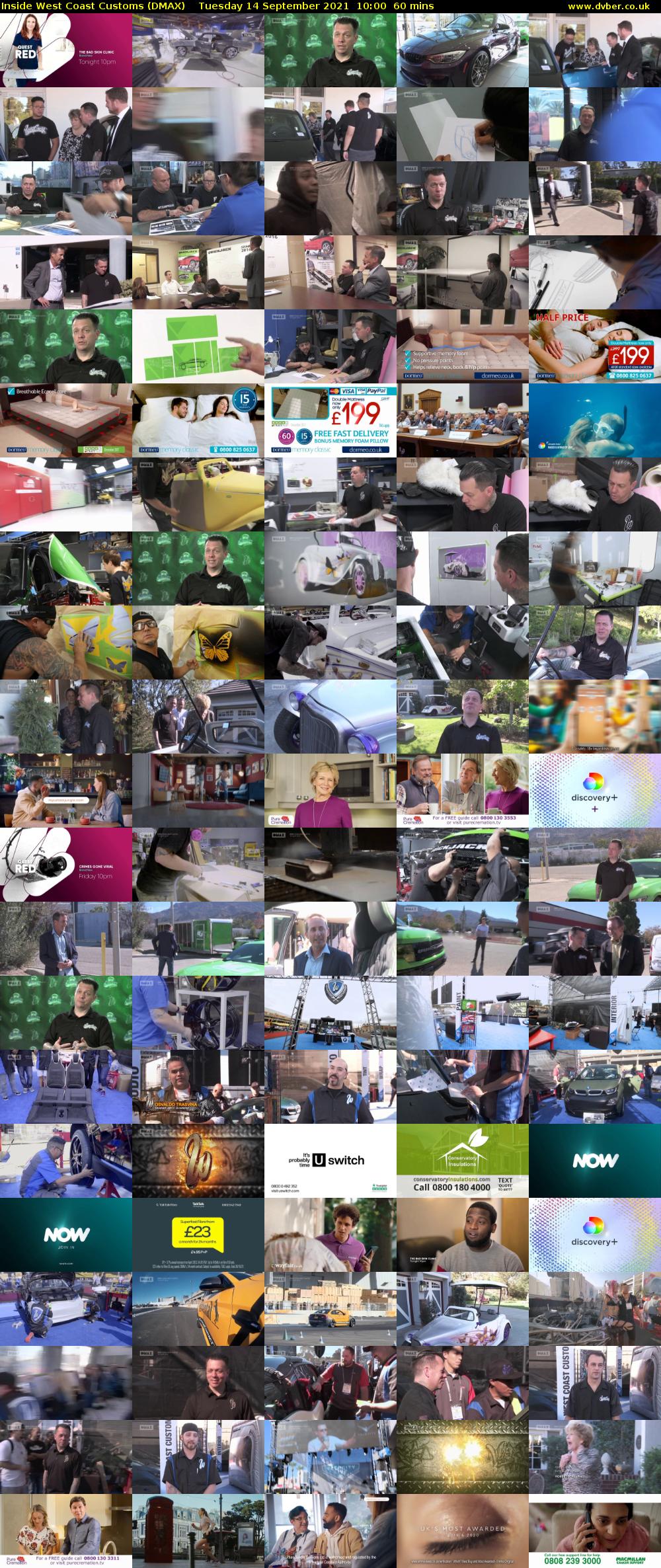 Inside West Coast Customs (DMAX) Tuesday 14 September 2021 10:00 - 11:00