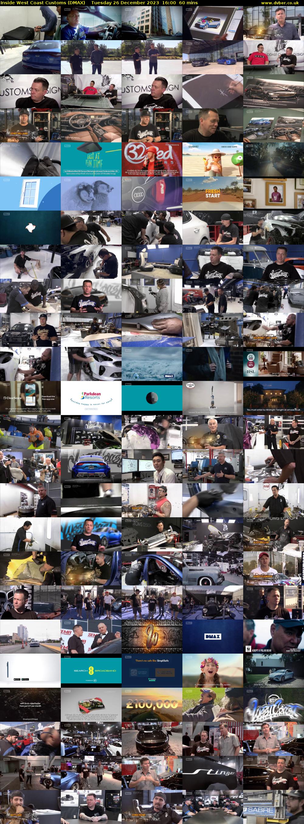 Inside West Coast Customs (DMAX) Tuesday 26 December 2023 16:00 - 17:00