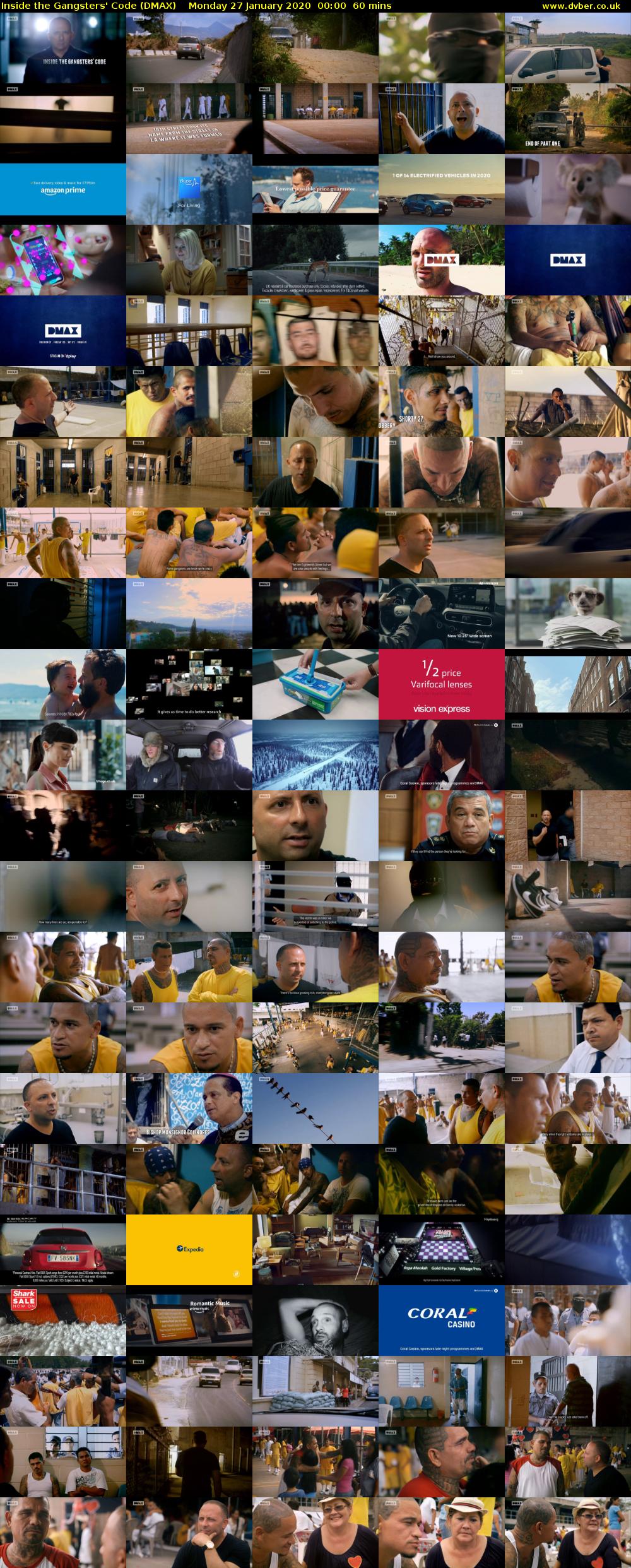 Inside the Gangsters' Code (DMAX) Monday 27 January 2020 00:00 - 01:00