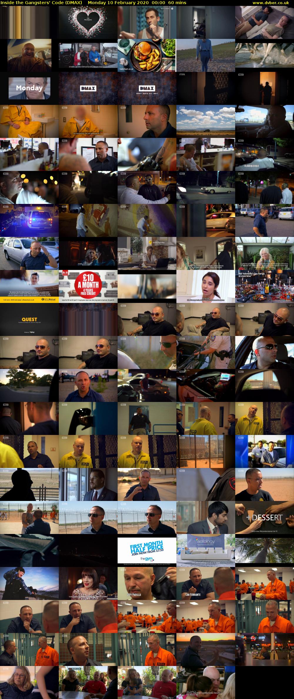 Inside the Gangsters' Code (DMAX) Monday 10 February 2020 00:00 - 01:00