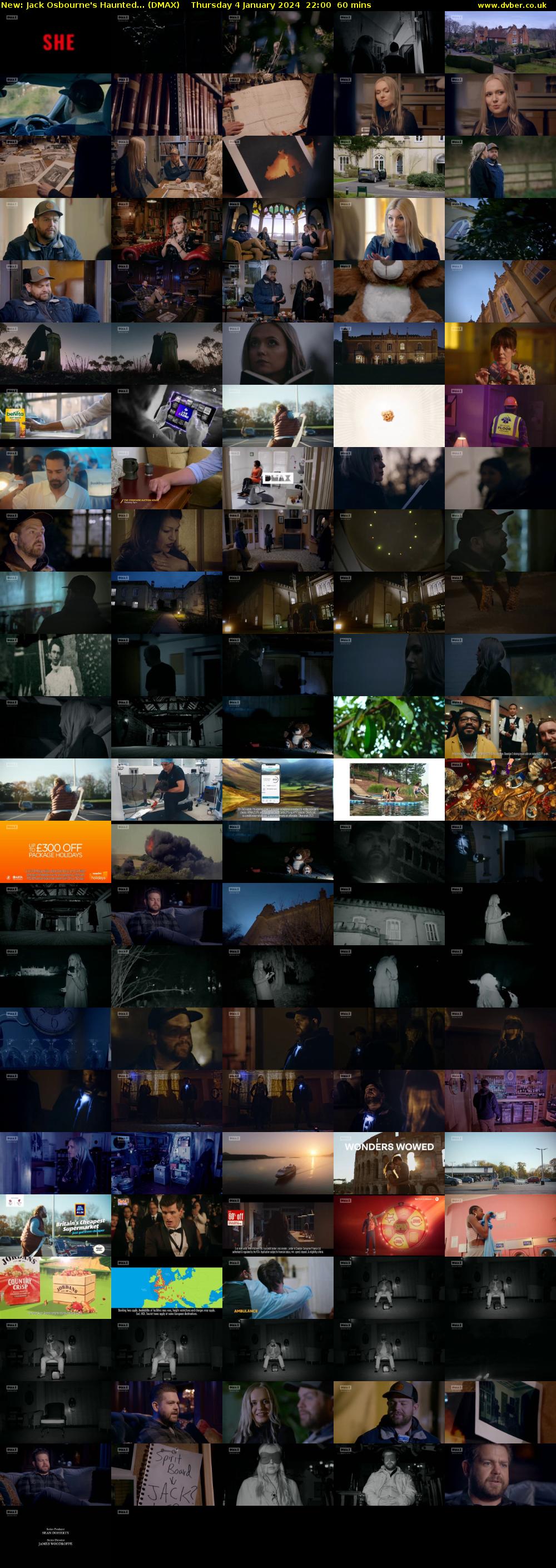Jack Osbourne's Haunted... (DMAX) Thursday 4 January 2024 22:00 - 23:00