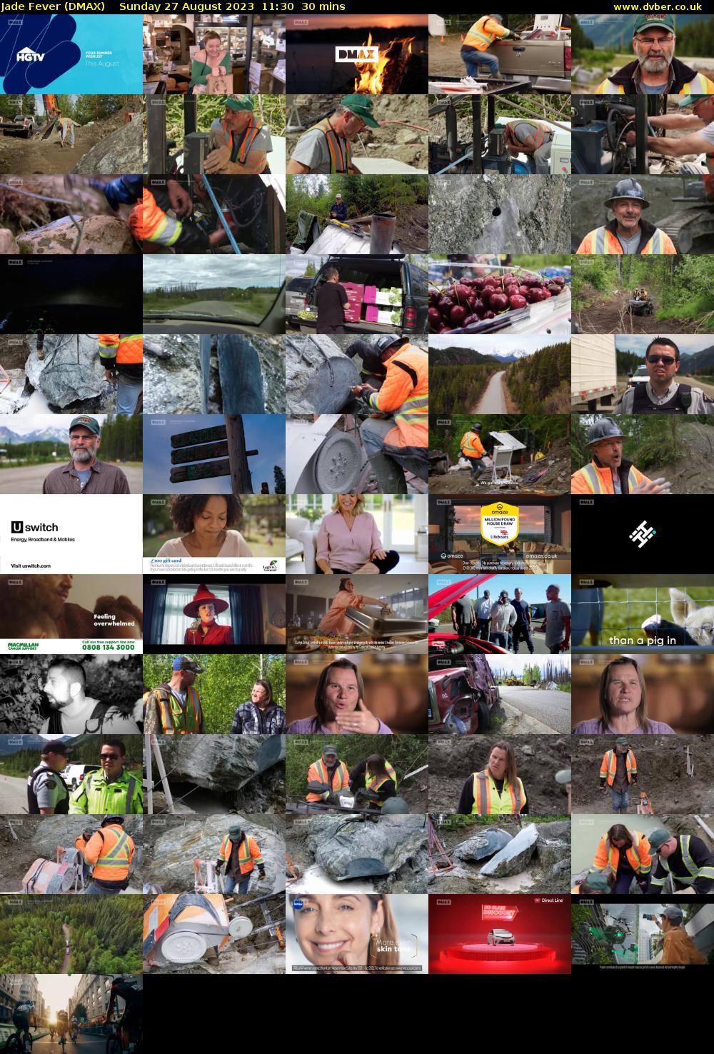 Jade Fever (DMAX) Sunday 27 August 2023 11:30 - 12:00