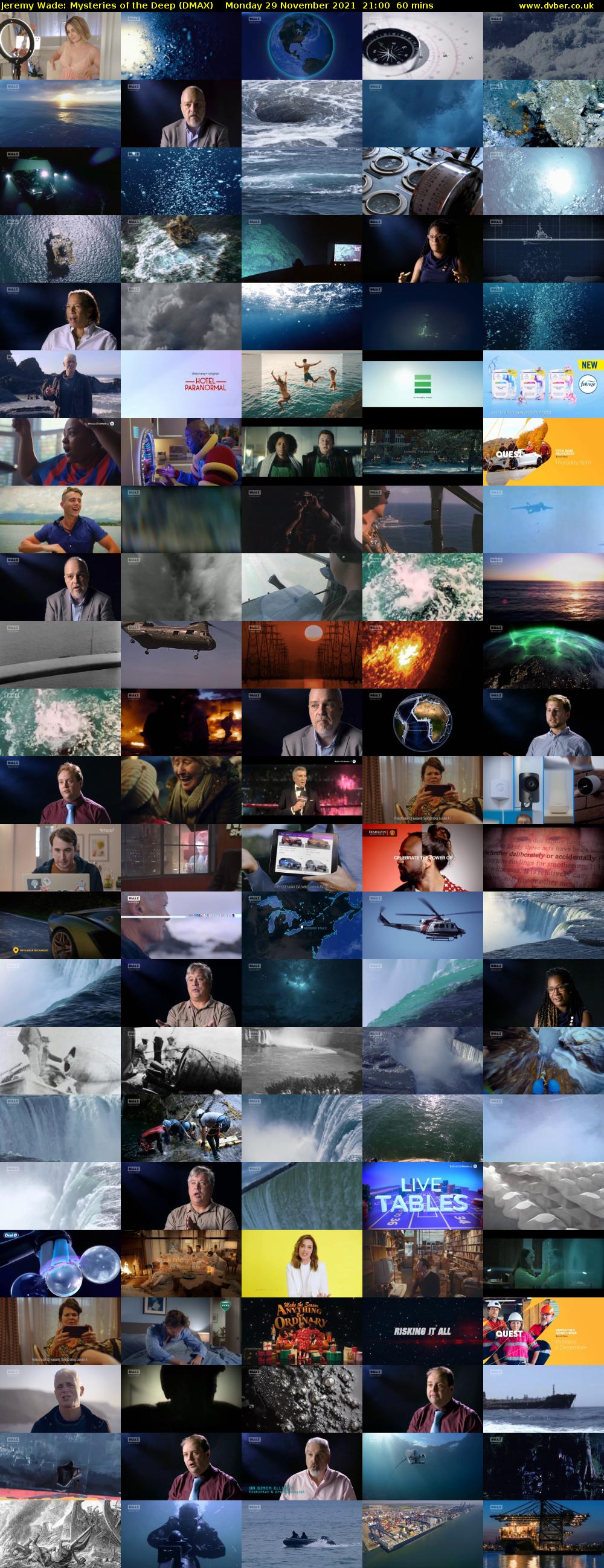Jeremy Wade: Mysteries of the Deep (DMAX) Monday 29 November 2021 21:00 - 22:00