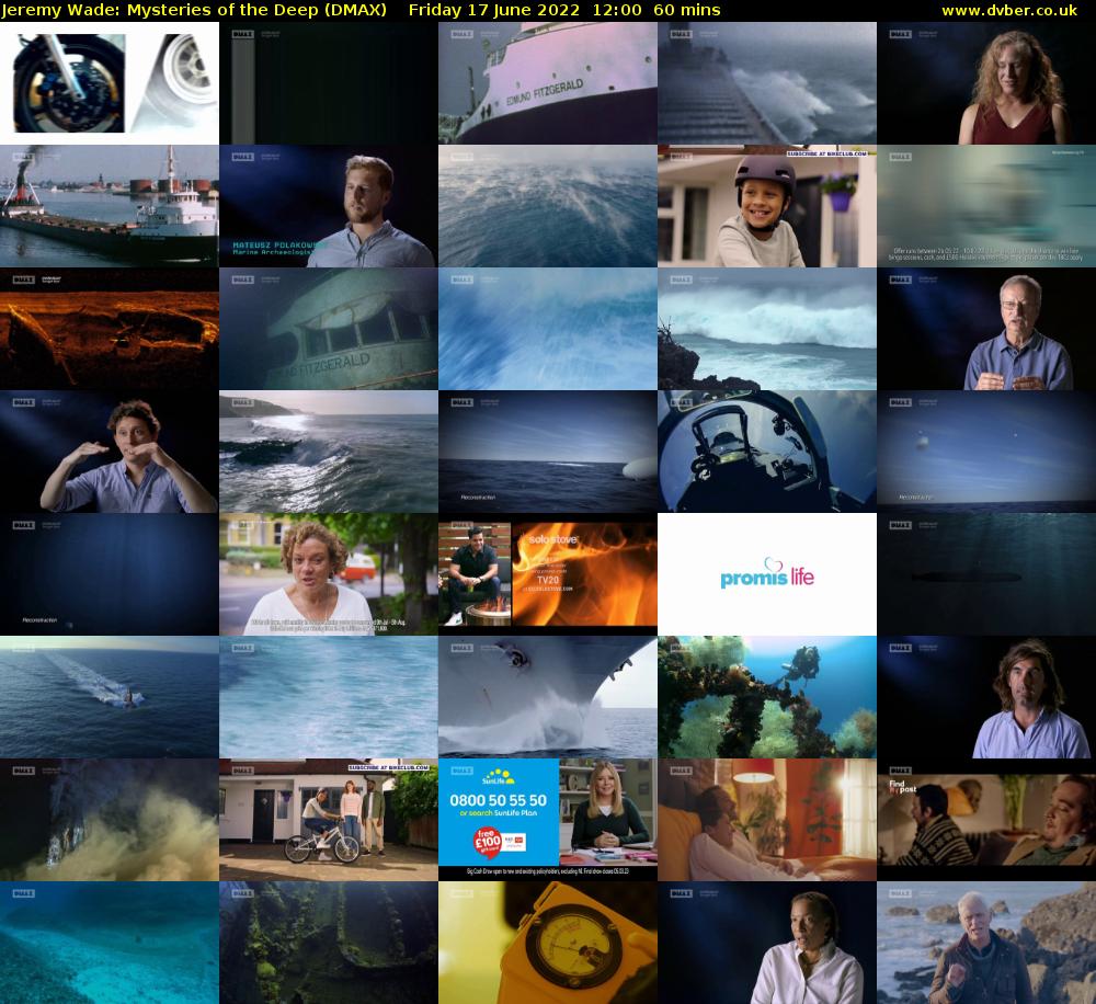 Jeremy Wade: Mysteries of the Deep (DMAX) Friday 17 June 2022 12:00 - 13:00
