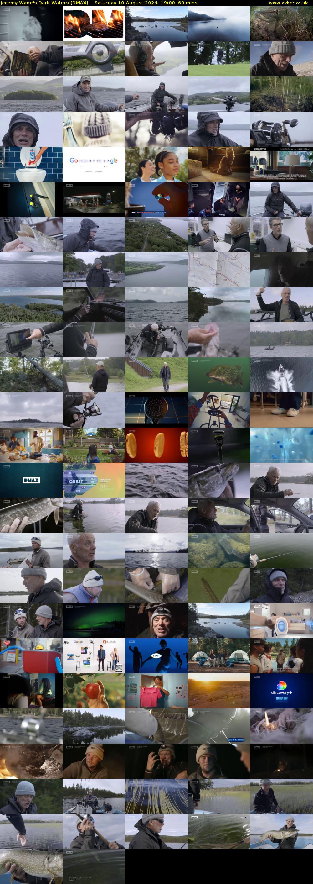 Jeremy Wade's Dark Waters (DMAX) Saturday 10 August 2024 19:00 - 20:00