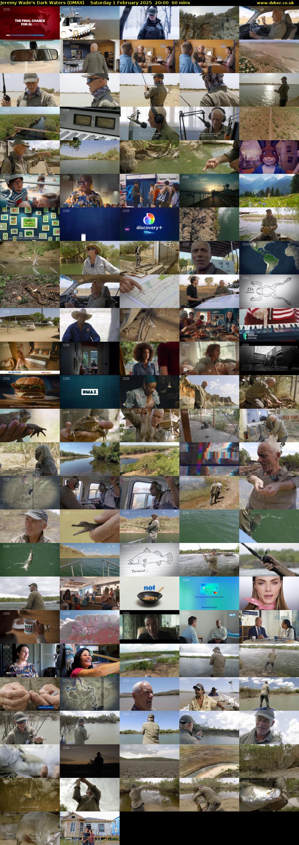 Jeremy Wade's Dark Waters (DMAX) Saturday 1 February 2025 20:00 - 21:00