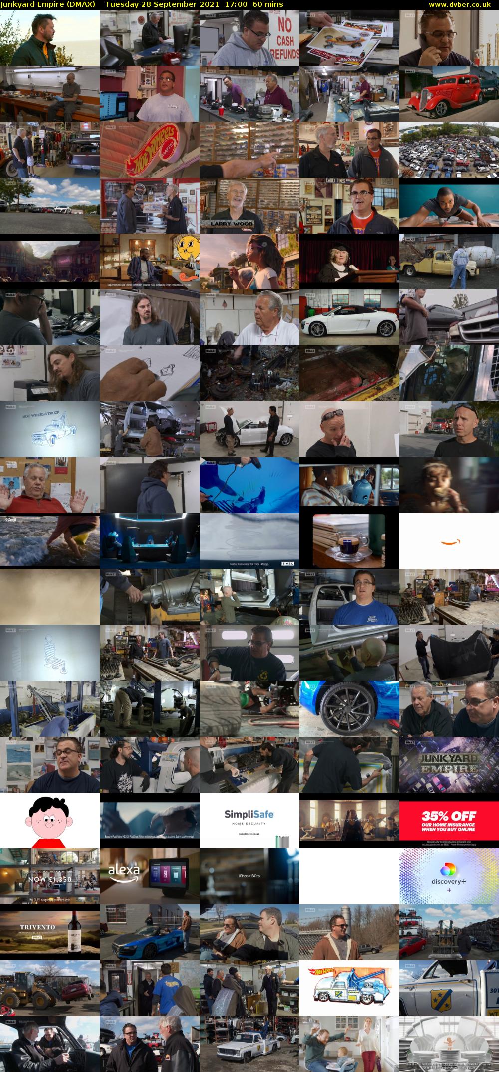 Junkyard Empire (DMAX) Tuesday 28 September 2021 17:00 - 18:00