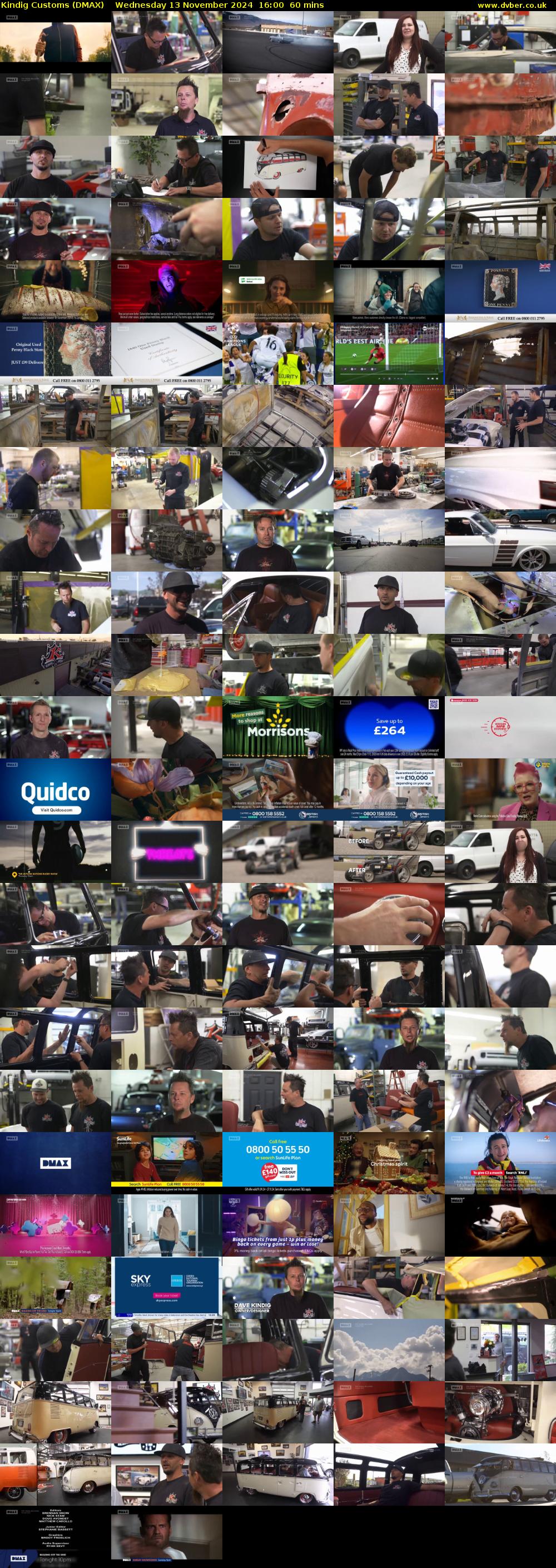 Kindig Customs (DMAX) Wednesday 13 November 2024 16:00 - 17:00