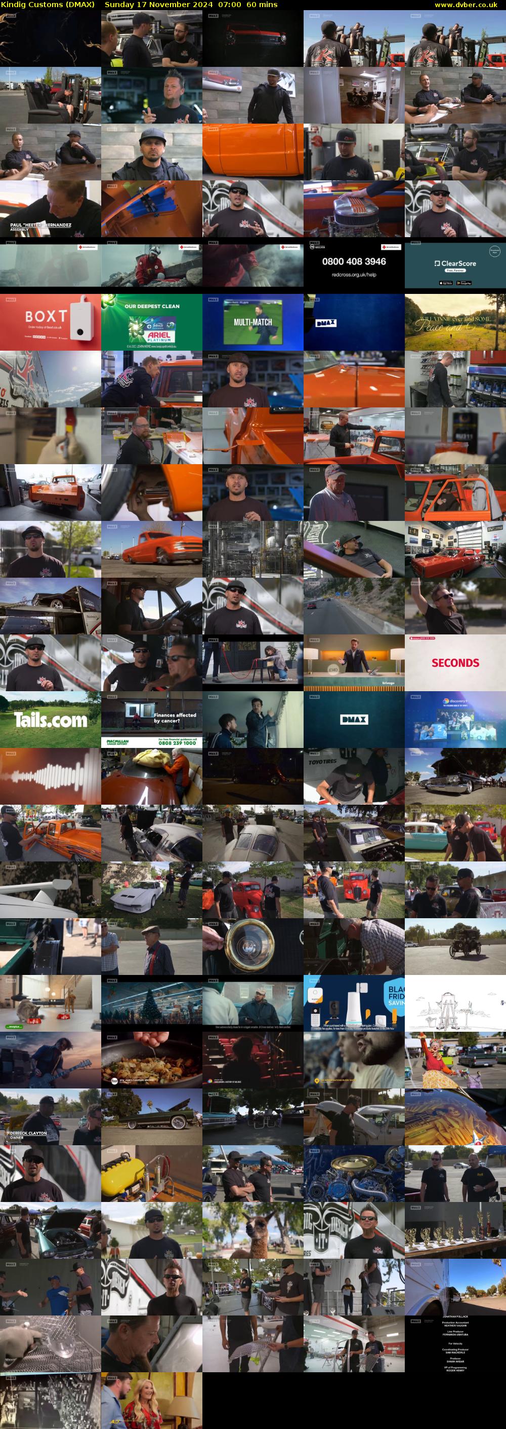 Kindig Customs (DMAX) Sunday 17 November 2024 07:00 - 08:00
