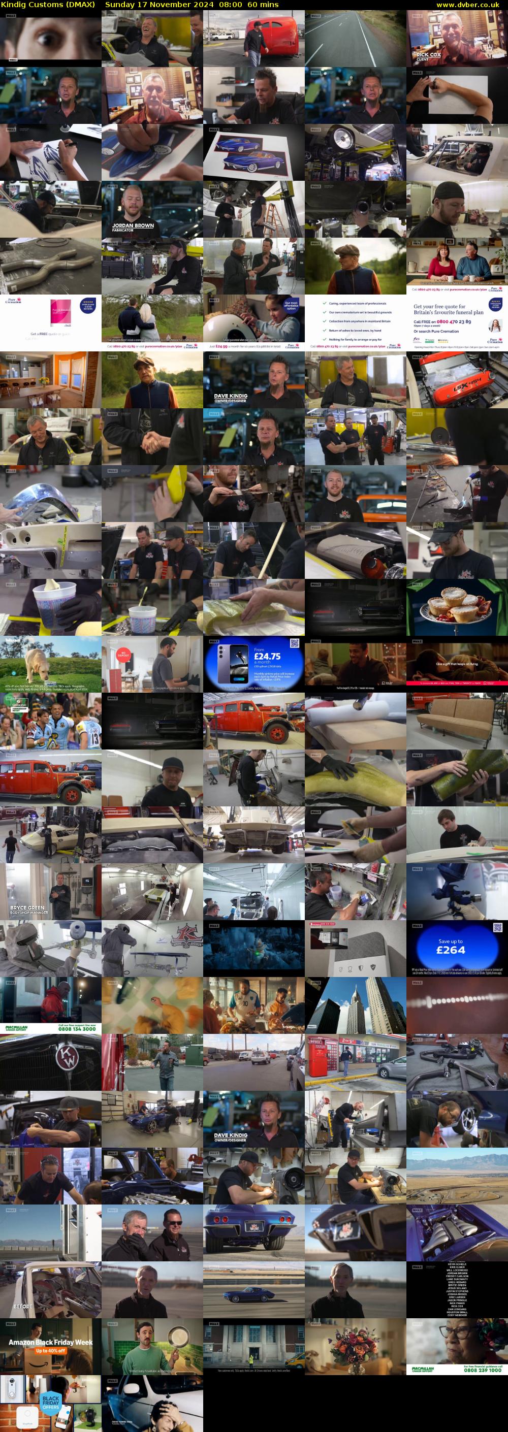 Kindig Customs (DMAX) Sunday 17 November 2024 08:00 - 09:00