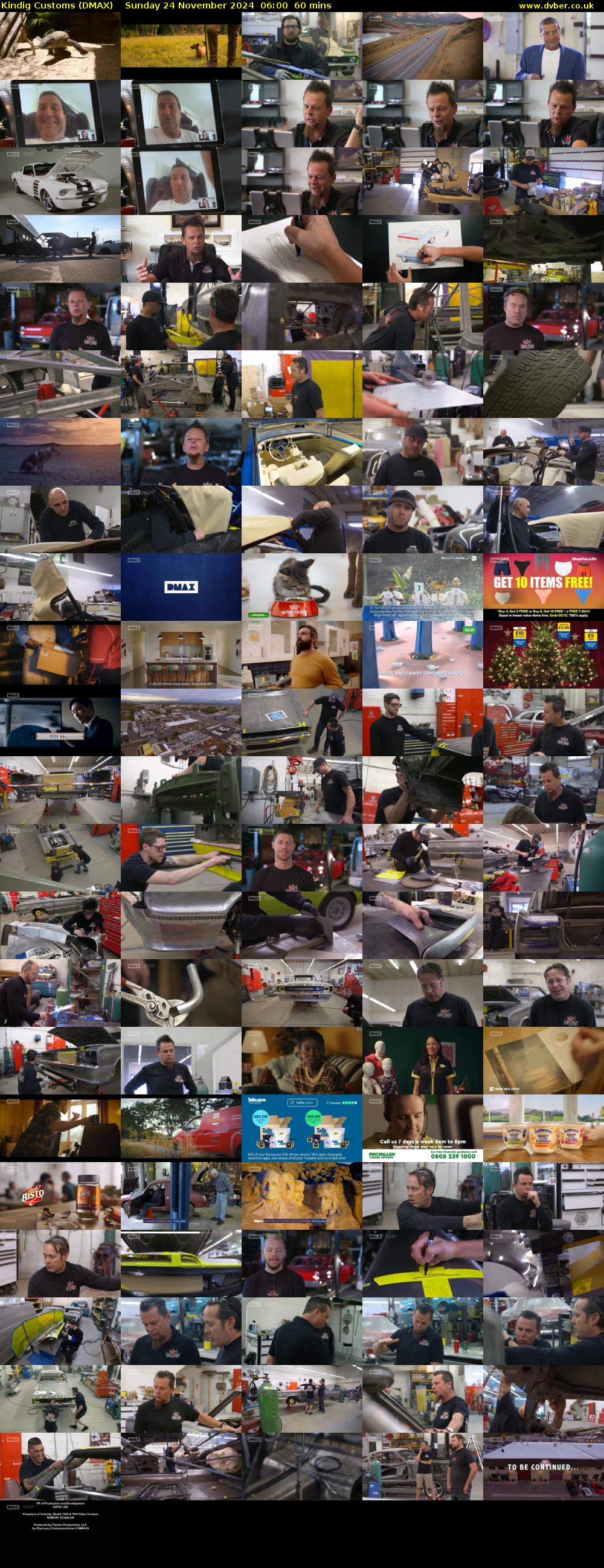 Kindig Customs (DMAX) Sunday 24 November 2024 06:00 - 07:00