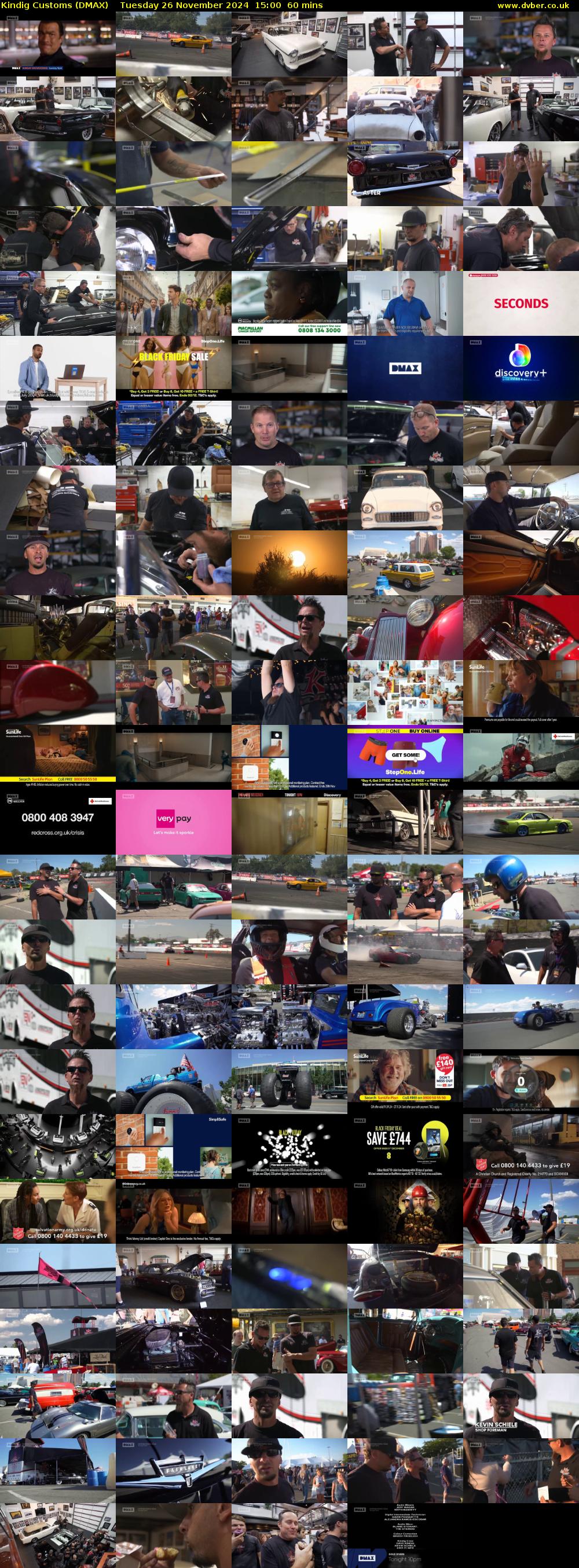 Kindig Customs (DMAX) Tuesday 26 November 2024 15:00 - 16:00