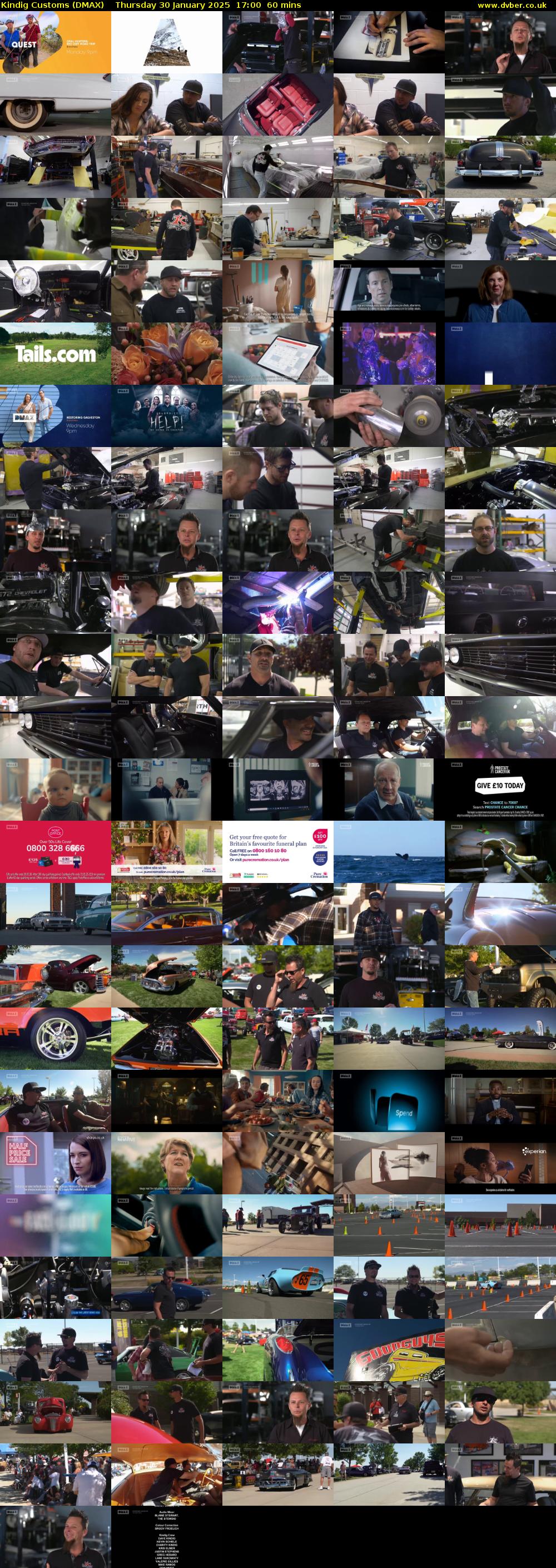 Kindig Customs (DMAX) Thursday 30 January 2025 17:00 - 18:00