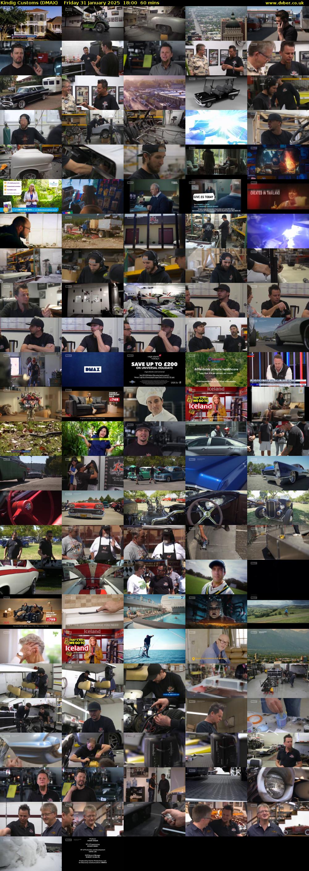 Kindig Customs (DMAX) Friday 31 January 2025 18:00 - 19:00