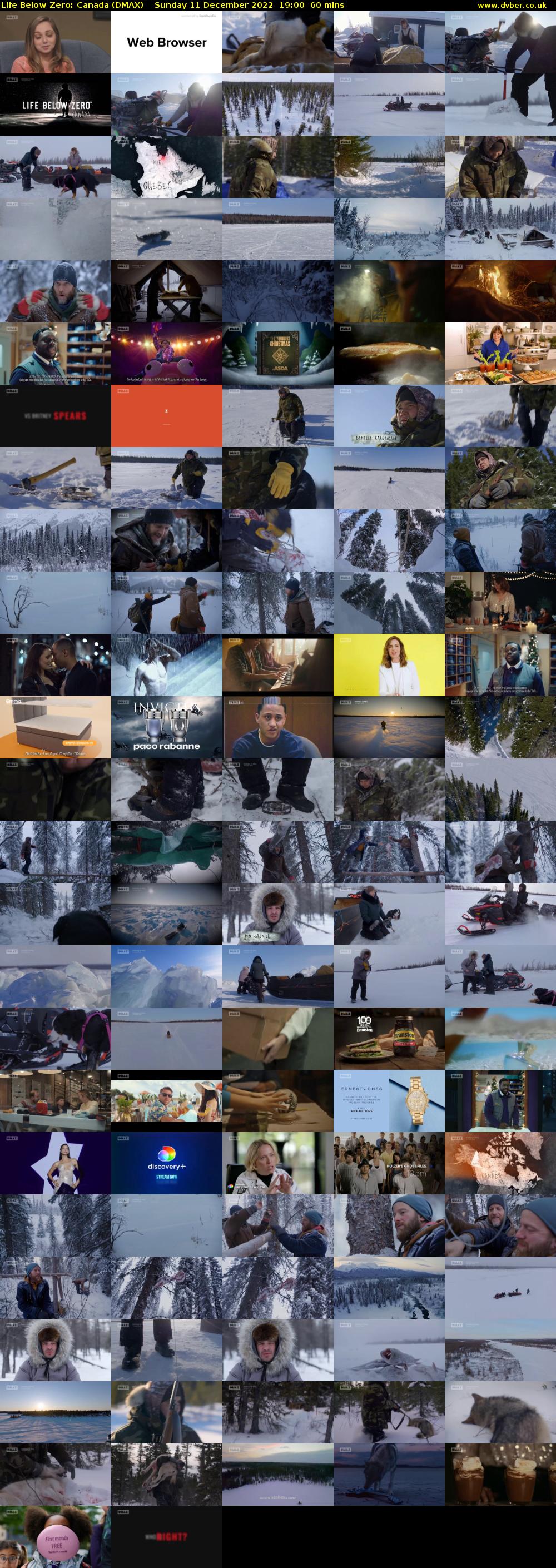 Life Below Zero: Canada (DMAX) Sunday 11 December 2022 19:00 - 20:00