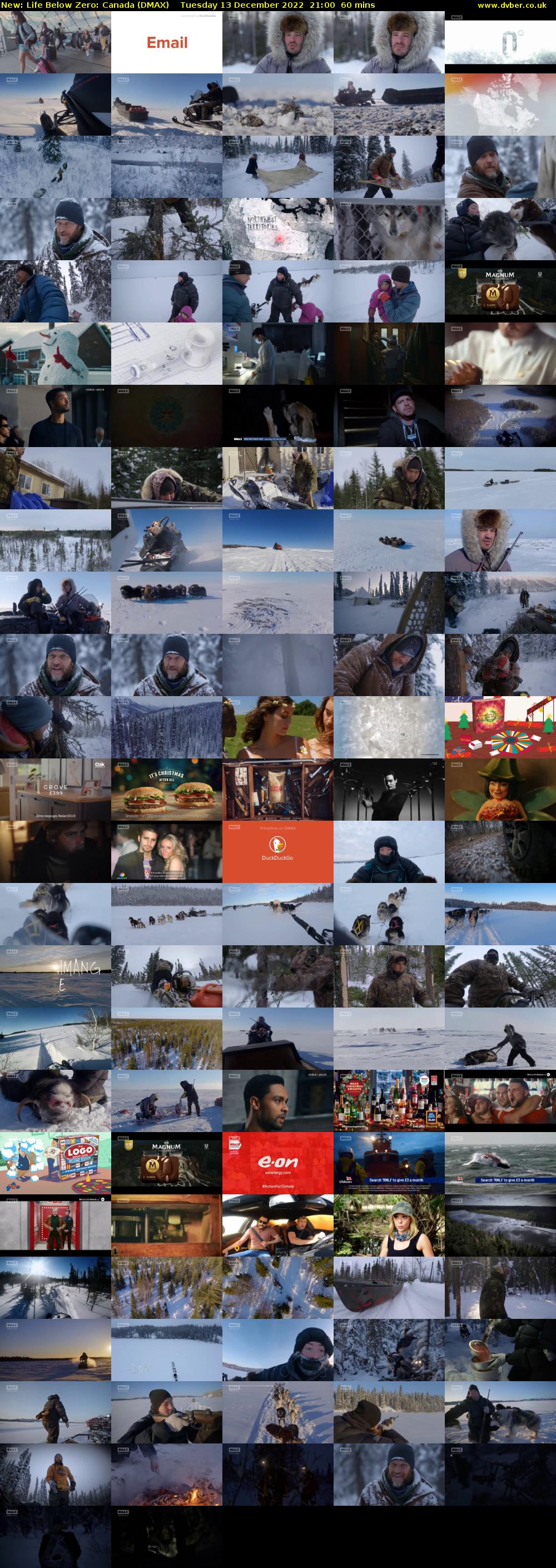 Life Below Zero: Canada (DMAX) Tuesday 13 December 2022 21:00 - 22:00