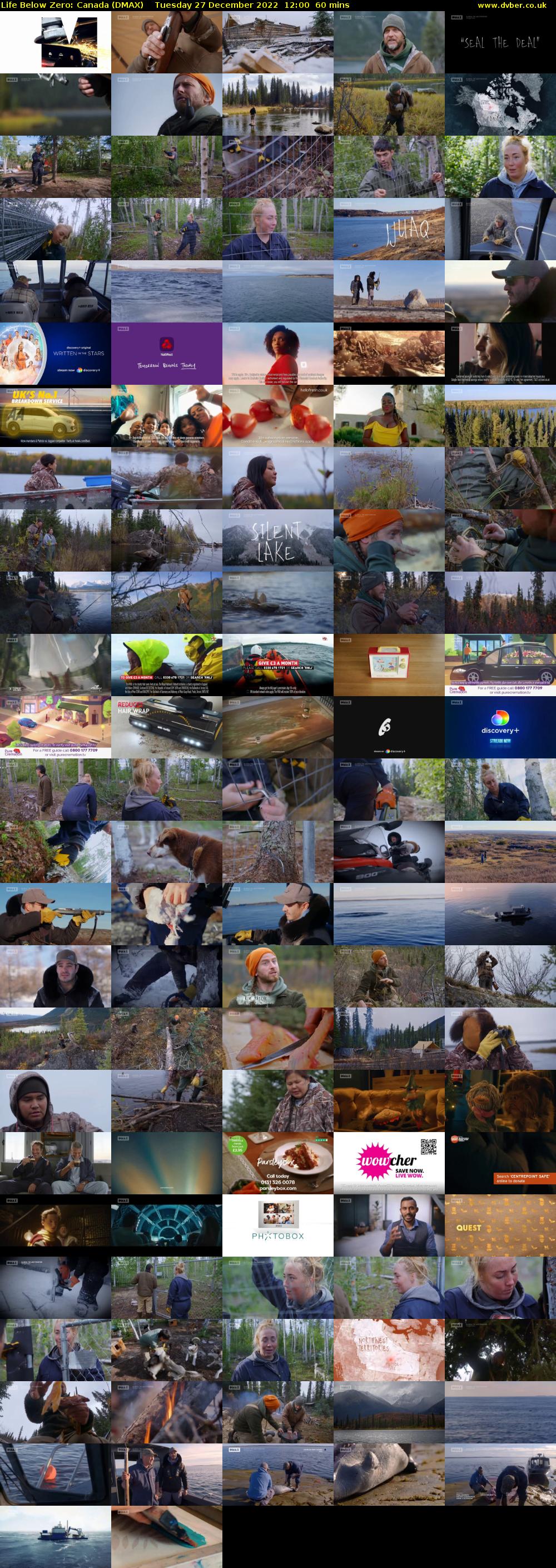 Life Below Zero: Canada (DMAX) Tuesday 27 December 2022 12:00 - 13:00
