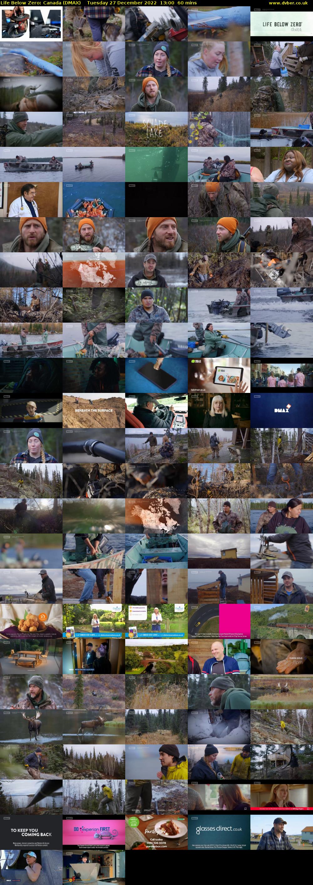 Life Below Zero: Canada (DMAX) Tuesday 27 December 2022 13:00 - 14:00
