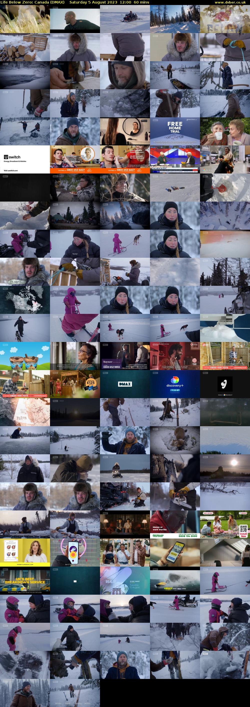 Life Below Zero: Canada (DMAX) Saturday 5 August 2023 12:00 - 13:00