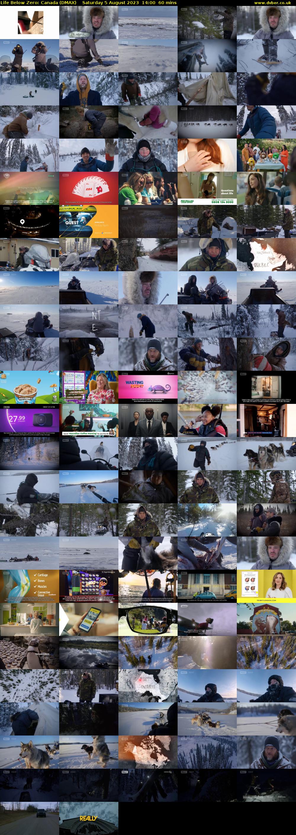 Life Below Zero: Canada (DMAX) Saturday 5 August 2023 14:00 - 15:00