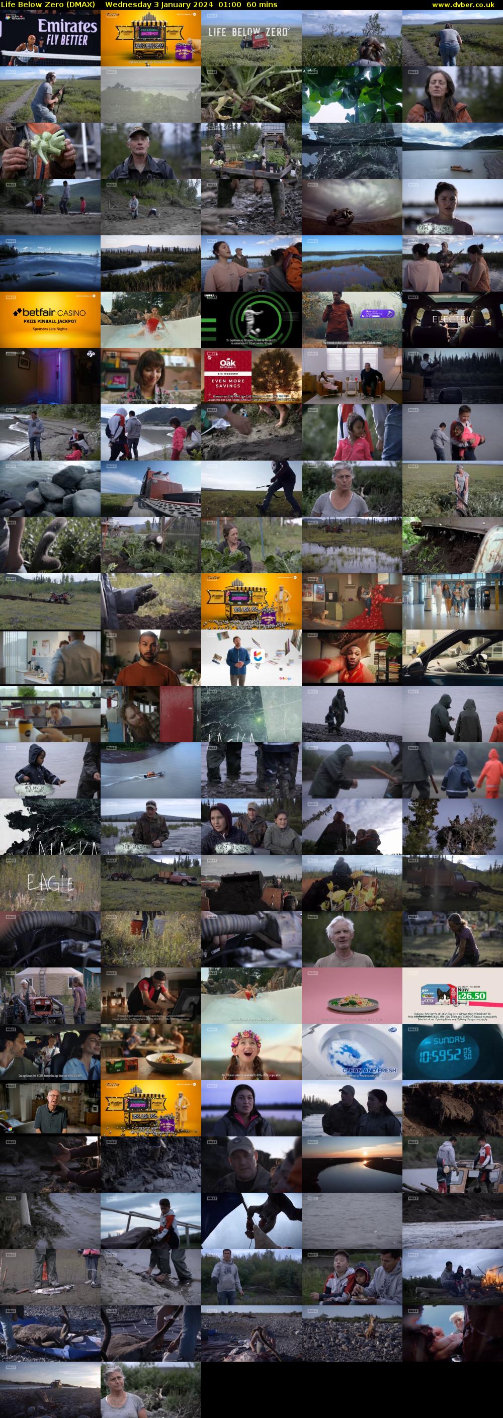 Life Below Zero (DMAX) Wednesday 3 January 2024 01:00 - 02:00