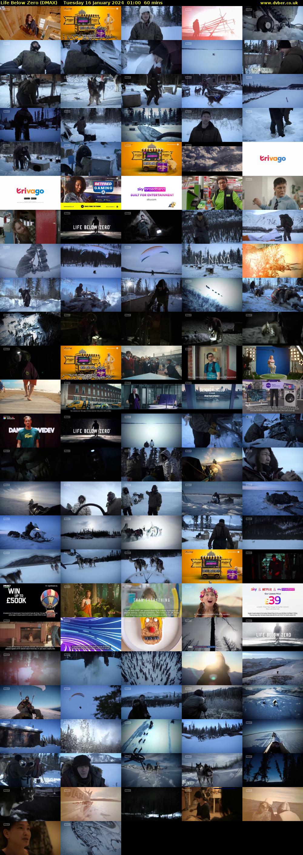 Life Below Zero (DMAX) Tuesday 16 January 2024 01:00 - 02:00